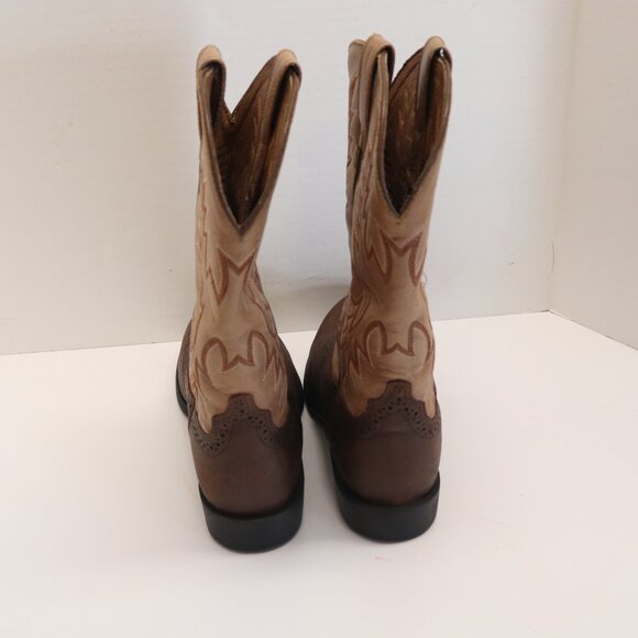 Ariat Women's Brown and Tan Cowboy Boots Size 6B - Picture 3 of 10